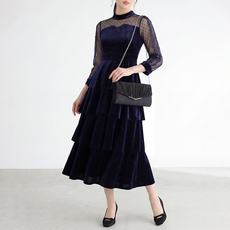 1つで3役、気品漂うサテンプリーツバッグ パーティーバッグ 結婚式 | COCOMOMO | 詳細画像4 