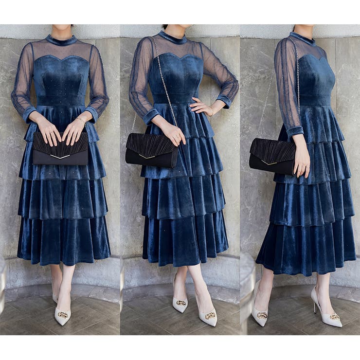 1つで3役、気品漂うサテンプリーツバッグ パーティーバッグ 結婚式 | COCOMOMO | 詳細画像7 