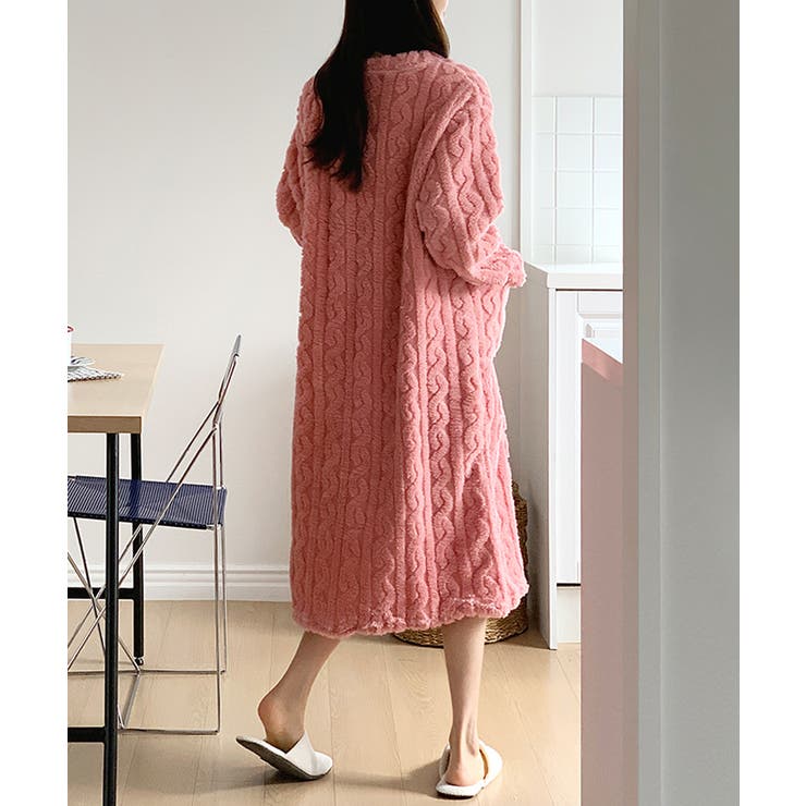 ふわもこ、あったかルームウェア ルームワンピース ルームウェア | COCOMOMO | 詳細画像18 