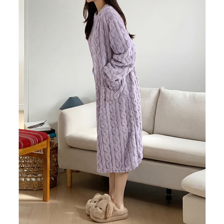 ふわもこ、あったかルームウェア ルームワンピース ルームウェア | COCOMOMO | 詳細画像20 