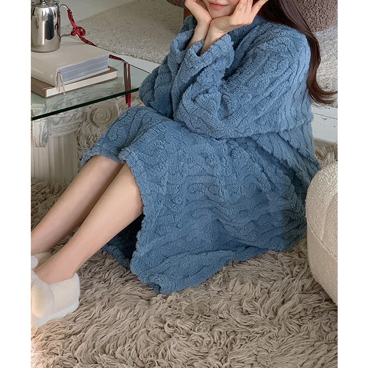 ふわもこ、あったかルームウェア ルームワンピース ルームウェア | COCOMOMO | 詳細画像25 