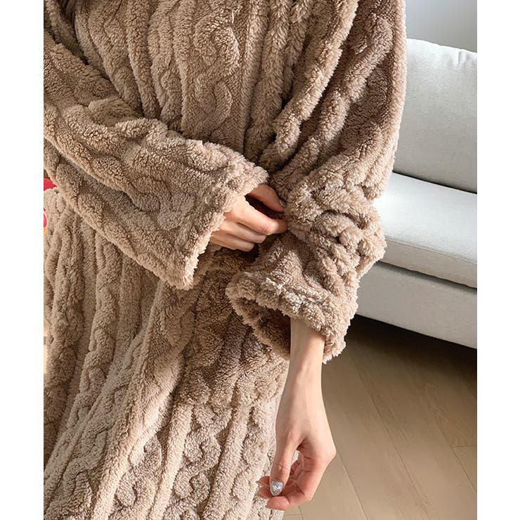 ふわもこ、あったかルームウェア ルームワンピース ルームウェア | COCOMOMO | 詳細画像5 