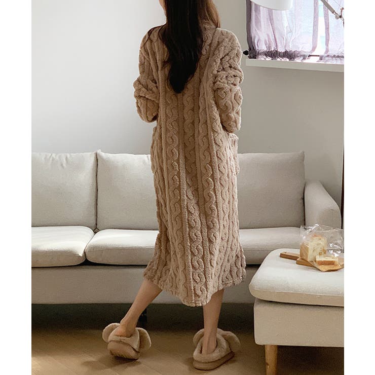 ふわもこ、あったかルームウェア ルームワンピース ルームウェア | COCOMOMO | 詳細画像9 