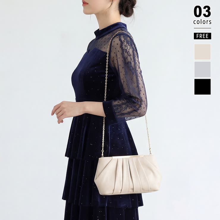 ベージュ | パーティーバッグ クラッチバッグ 結婚式 | COCOMOMO