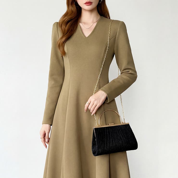 上品リッチな存在感。2wayプリーツパーティーバッグ パーティーバッグ | COCOMOMO | 詳細画像12 