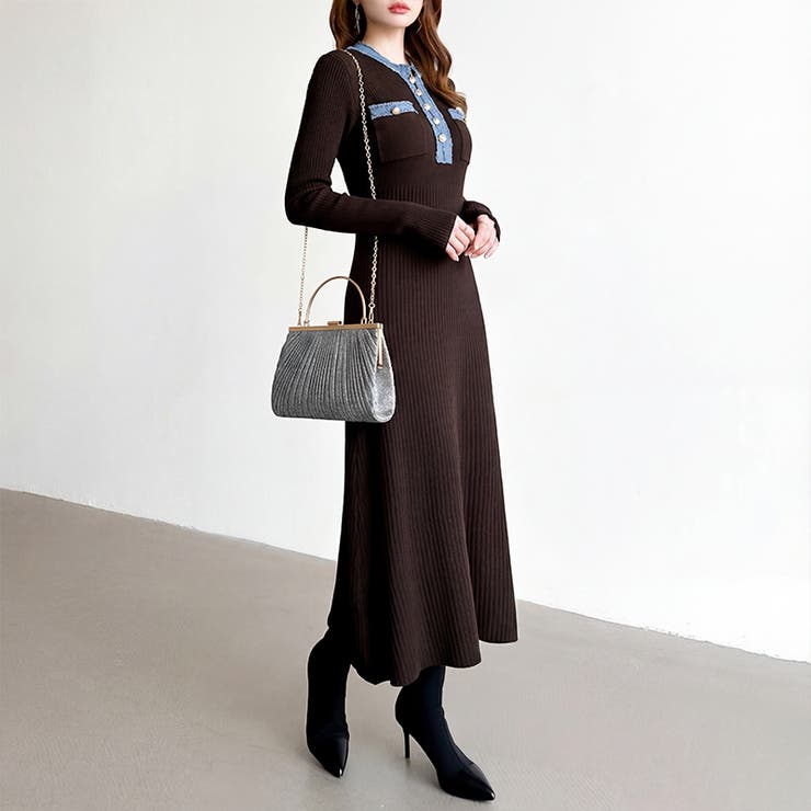 上品リッチな存在感。2wayプリーツパーティーバッグ パーティーバッグ | COCOMOMO | 詳細画像24 