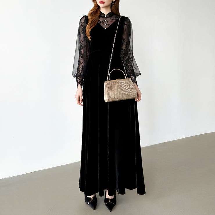 上品リッチな存在感。2wayプリーツパーティーバッグ パーティーバッグ | COCOMOMO | 詳細画像7 