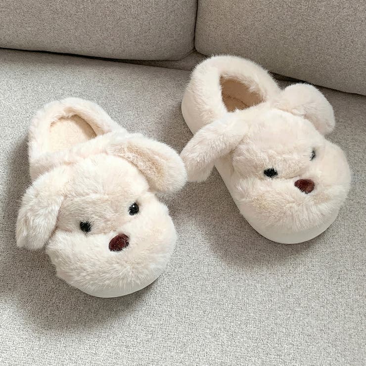 見てるだけでほっこり。もこもこワンちゃんルームシューズ ルームシューズ スリッパ | COCOMOMO | 詳細画像10 