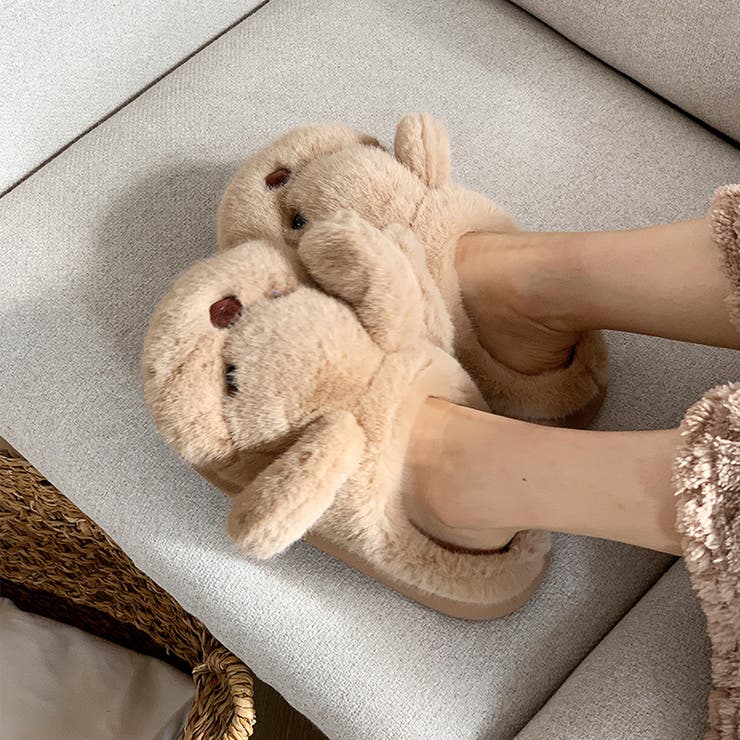 見てるだけでほっこり。もこもこワンちゃんルームシューズ ルームシューズ スリッパ | COCOMOMO | 詳細画像15 