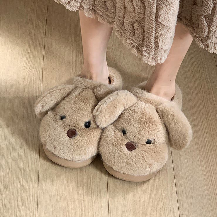 見てるだけでほっこり。もこもこワンちゃんルームシューズ ルームシューズ スリッパ | COCOMOMO | 詳細画像19 