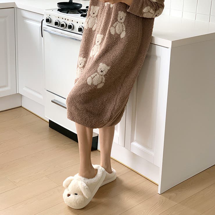 見てるだけでほっこり。もこもこワンちゃんルームシューズ ルームシューズ スリッパ | COCOMOMO | 詳細画像2 