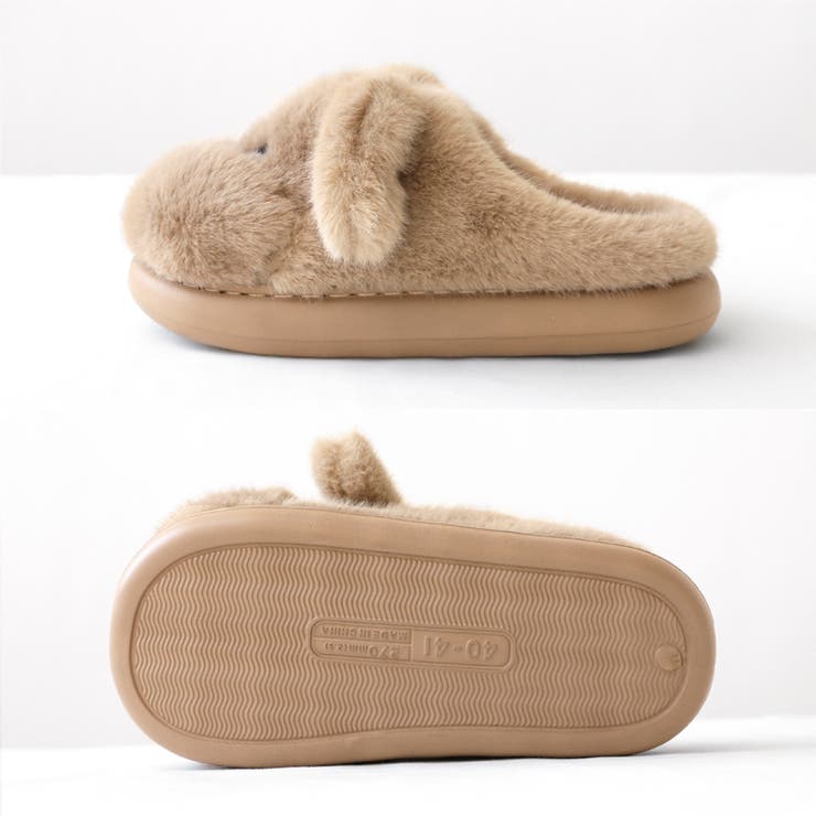 見てるだけでほっこり。もこもこワンちゃんルームシューズ ルームシューズ スリッパ | COCOMOMO | 詳細画像22 