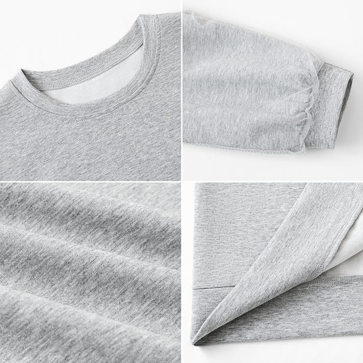 透け感チュールで魅せる、チュールドッキングトップス スウェット チュール袖 | COCOMOMO | 詳細画像50 