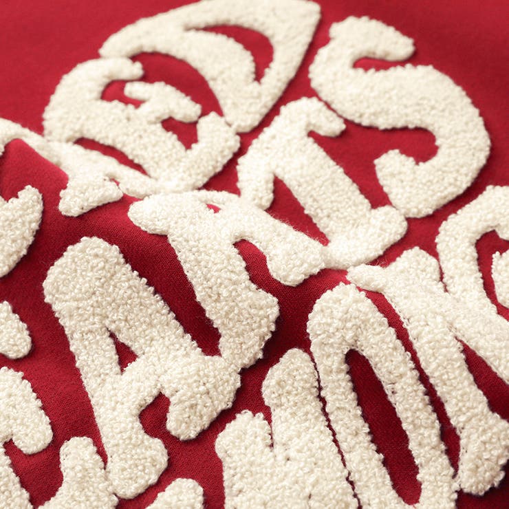 後ろ姿まで可愛い。サガラ刺繍ハートロゴトレーナー スウェット ロゴトレーナー | COCOMOMO | 詳細画像61 