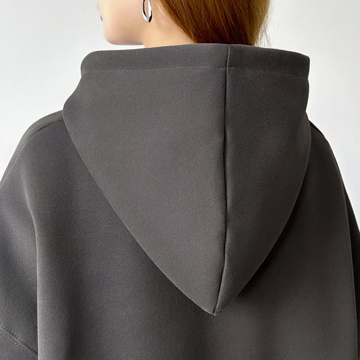 着るだけで今っぽい、デイリーに使えるカレッジロゴパーカー オーバーサイズ パーカー | COCOMOMO | 詳細画像46 