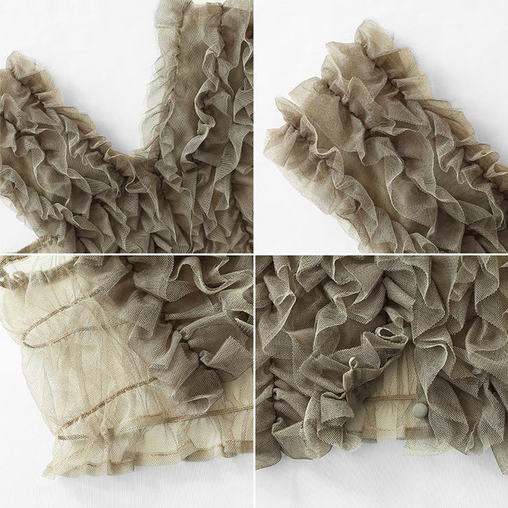 シアー×チュールの3点セットドレス パーティードレス 結婚式 | COCOMOMO | 詳細画像41 