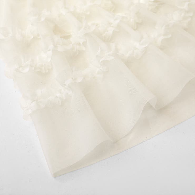 軽やかさで魅せる、ティアードチュールスカート チュールスカート フリル | COCOMOMO | 詳細画像21 