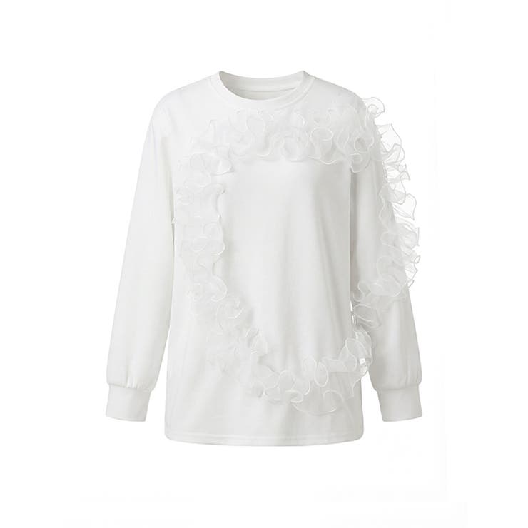 着るだけで華やぐチュールフリルトップス チュール フリル | COCOMOMO | 詳細画像23 