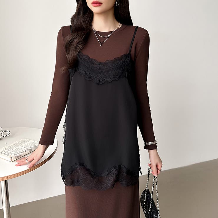 レースで更新、今どきレイヤード。 レースキャミソール レーストップス | COCOMOMO | 詳細画像36 