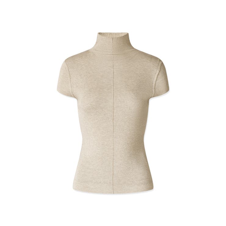 品よくきれいめハイネックサマーニット 半袖ニット サマーニット | COCOMOMO | 詳細画像43 