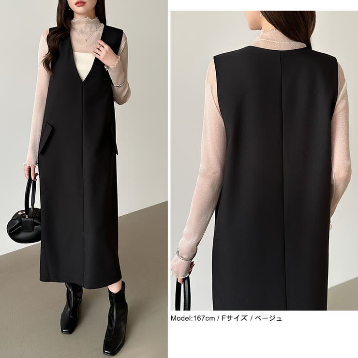 上品な大人のきらめきラメシアートップス ハイネック シアー | COCOMOMO | 詳細画像44 