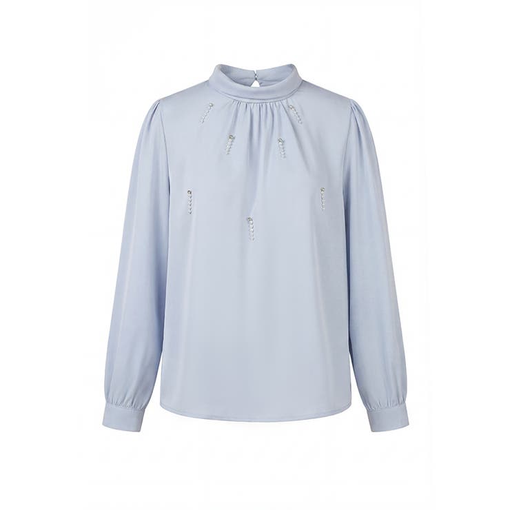 一枚で、きちんと華やか。パールビジュー付きブラウス ブラウス フォーマル | COCOMOMO | 詳細画像41 