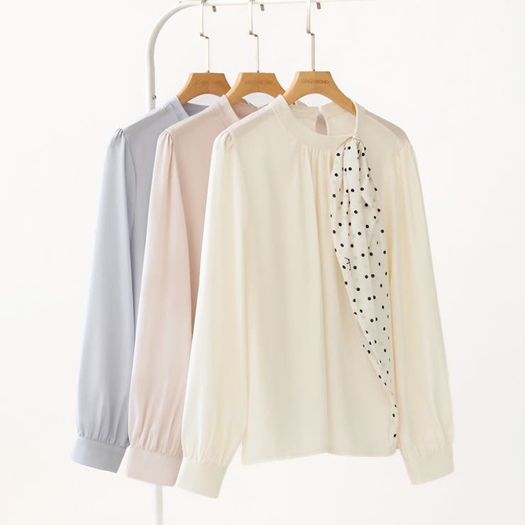 一枚で華やぐ、好印象ブラウス リボンブラウス スカーフ | COCOMOMO | 詳細画像22 