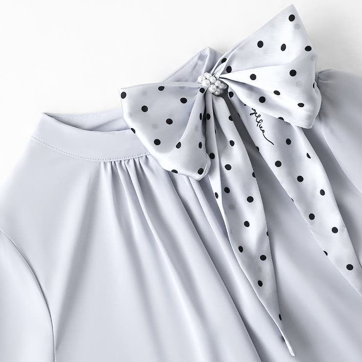 一枚で華やぐ、好印象ブラウス リボンブラウス スカーフ | COCOMOMO | 詳細画像24 