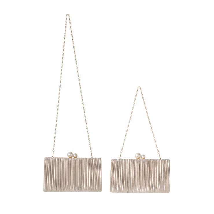 【プリーツ×大粒パールが映える】3wayパーティーバッグ クラッチバッグ パーテ… | COCOMOMO | 詳細画像26 