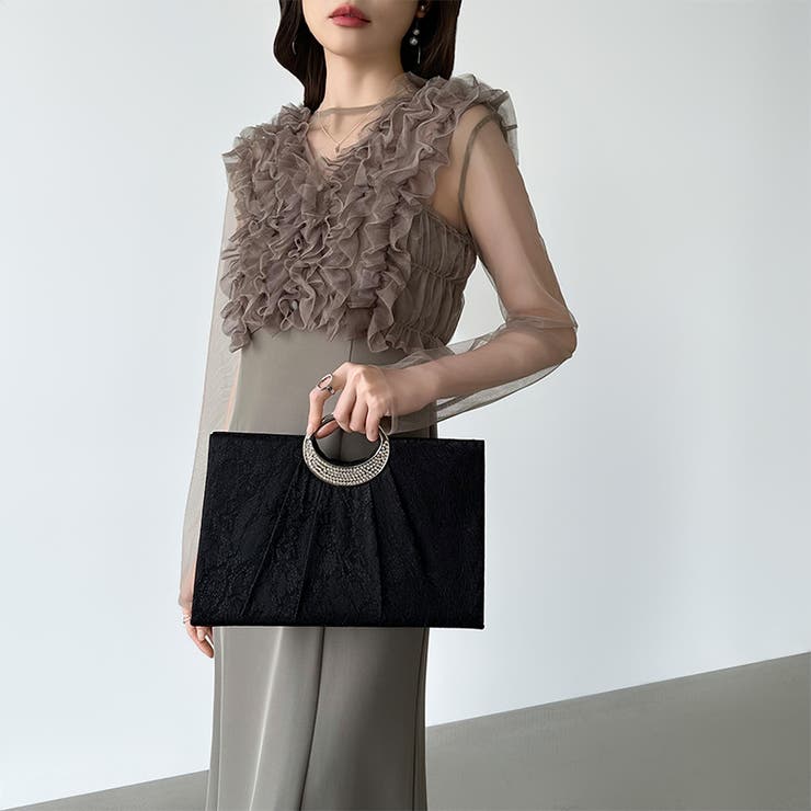 ＼袱紗もスマホもスッポリ！ パーティーバッグ 結婚式バッグ | COCOMOMO | 詳細画像6 