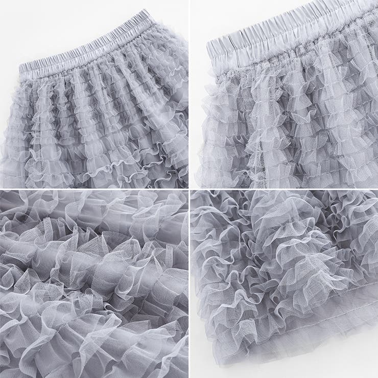 華やかさを味方にするティアードチュールスカート チュールスカート スカート | COCOMOMO | 詳細画像39 