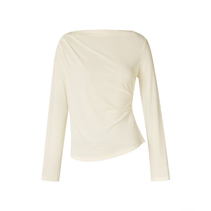 アシメギャザーオフショルトップス オフショルダー ワンショルダー | COCOMOMO | 詳細画像24 