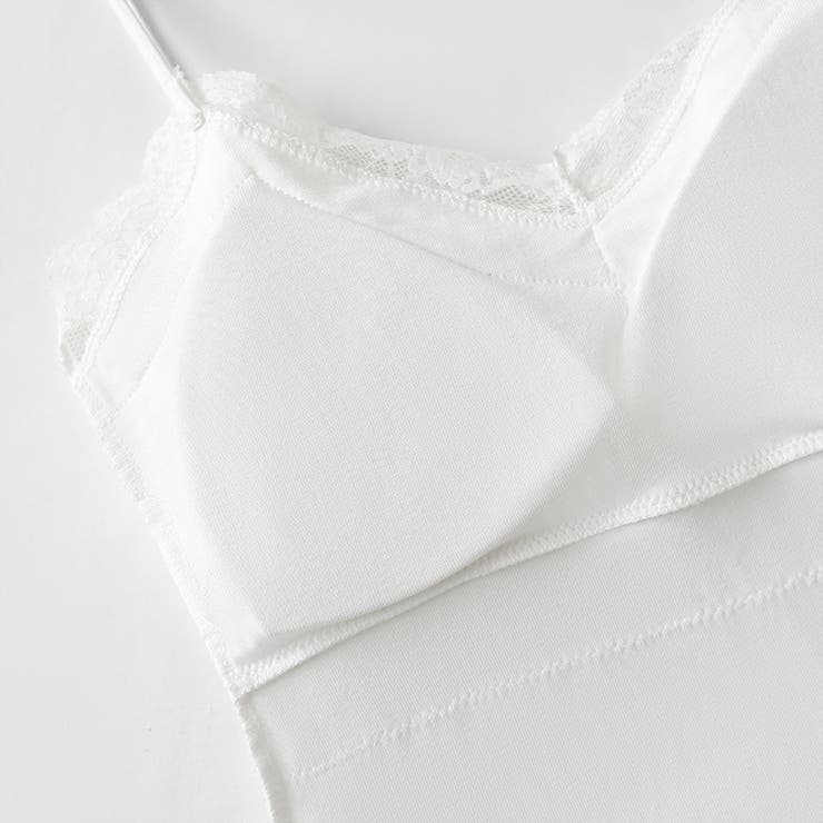 レーストリムカップ付きキャミソール レースキャミソール カップ付き | COCOMOMO | 詳細画像22 