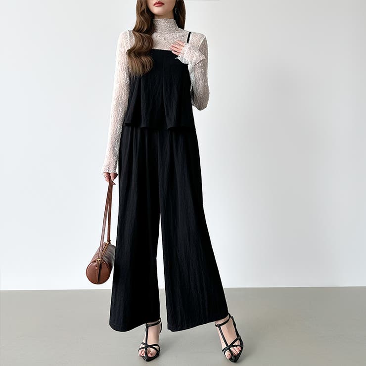 [一枚で旬顔レイヤード]ペプラムキャミセットアップ キャミソール セットアップ | COCOMOMO | 詳細画像32 