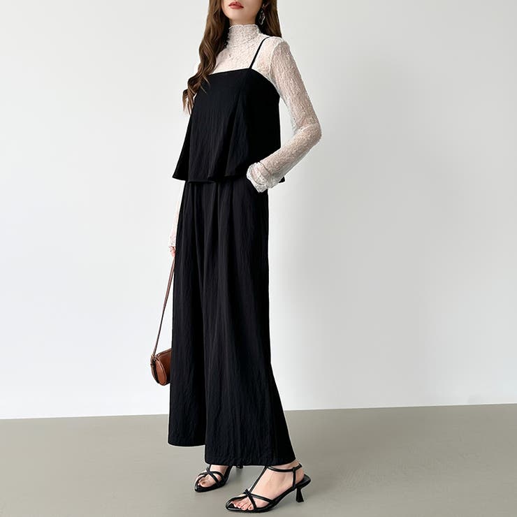 [一枚で旬顔レイヤード]ペプラムキャミセットアップ キャミソール セットアップ | COCOMOMO | 詳細画像37 