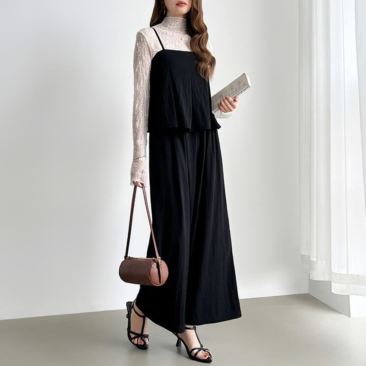 [一枚で旬顔レイヤード]ペプラムキャミセットアップ キャミソール セットアップ | COCOMOMO | 詳細画像42 