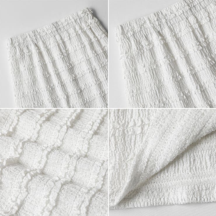 フクレジャガード ナロースカート シャーリングスカート | COCOMOMO | 詳細画像21 