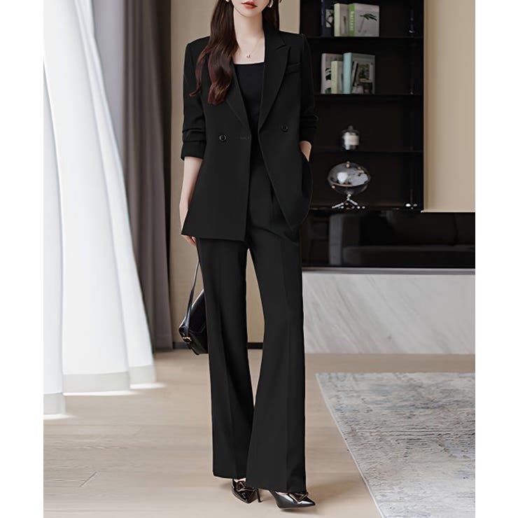 フォーマルにもオフィスにも着回せる セットアップ セレモニースーツ | COCOMOMO | 詳細画像12 