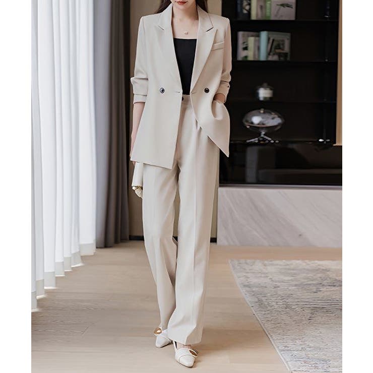 フォーマルにもオフィスにも着回せる セットアップ セレモニースーツ | COCOMOMO | 詳細画像4 