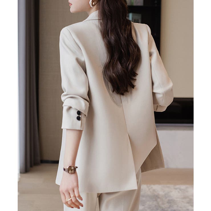 フォーマルにもオフィスにも着回せる セットアップ セレモニースーツ | COCOMOMO | 詳細画像6 