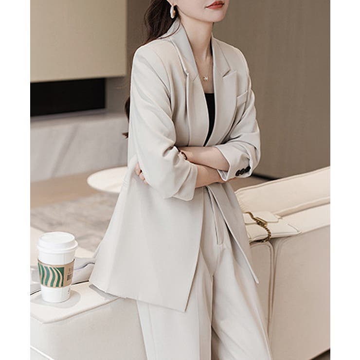 フォーマルにもオフィスにも着回せる セットアップ セレモニースーツ | COCOMOMO | 詳細画像7 