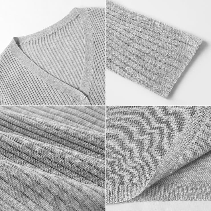 【オンオフ寄り添うとろみシアー】ペプラムカーディガン シアーカーディガン シアー | COCOMOMO | 詳細画像30 