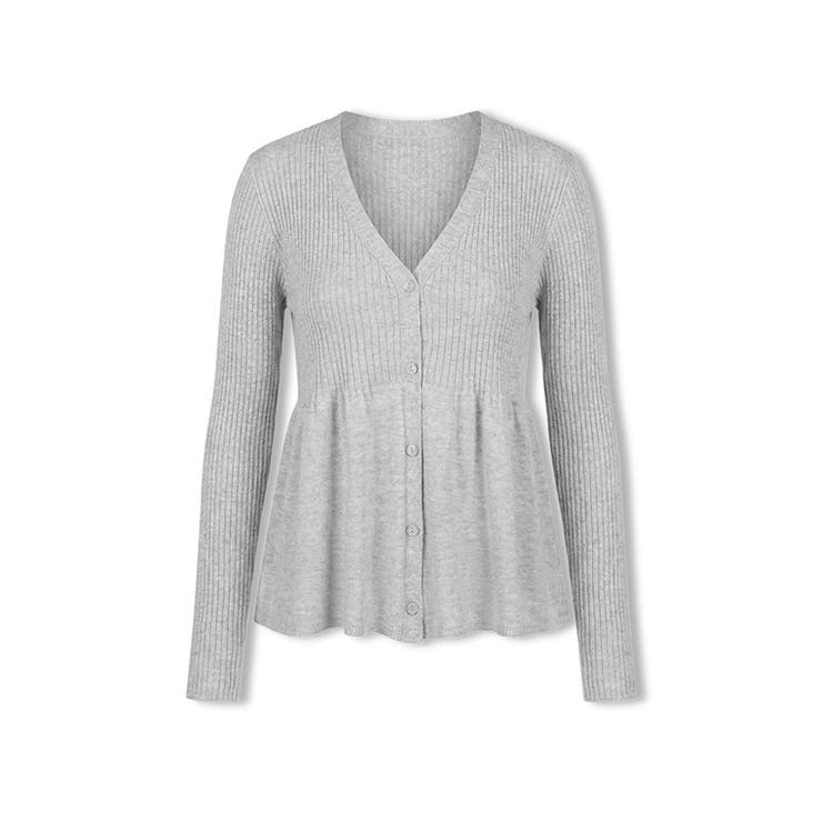 【オンオフ寄り添うとろみシアー】ペプラムカーディガン シアーカーディガン シアー | COCOMOMO | 詳細画像33 