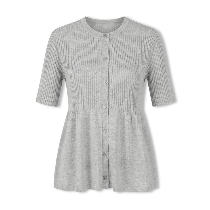 【涼しげシアー×ペプラム】 ペプラムカーディガン シアーカーディガン | COCOMOMO | 詳細画像34 