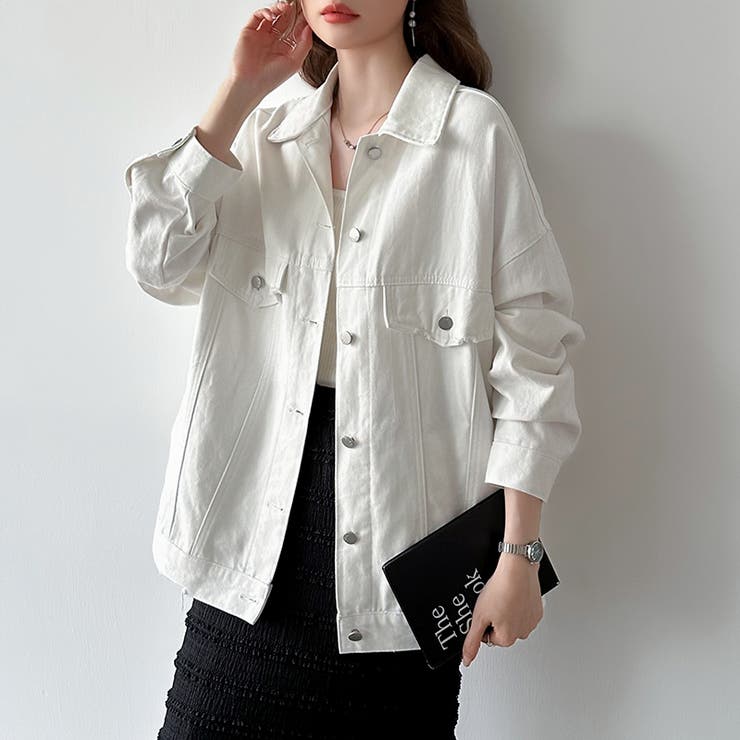 【羽織るだけで即こなれ感】デニムジャケット Gジャン オーバーサイズ | COCOMOMO | 詳細画像11 