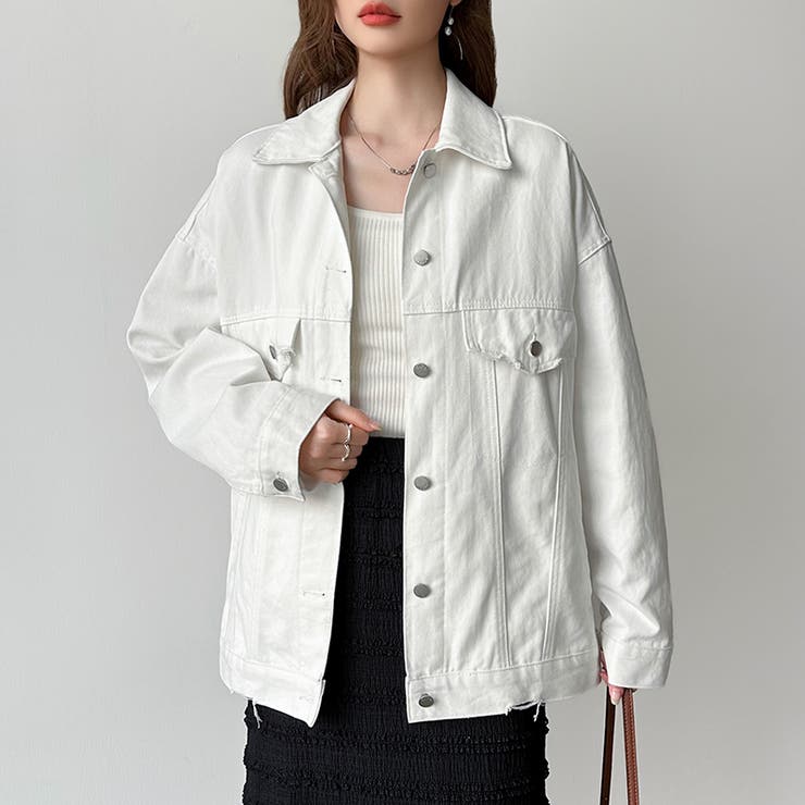 【羽織るだけで即こなれ感】デニムジャケット Gジャン オーバーサイズ | COCOMOMO | 詳細画像15 