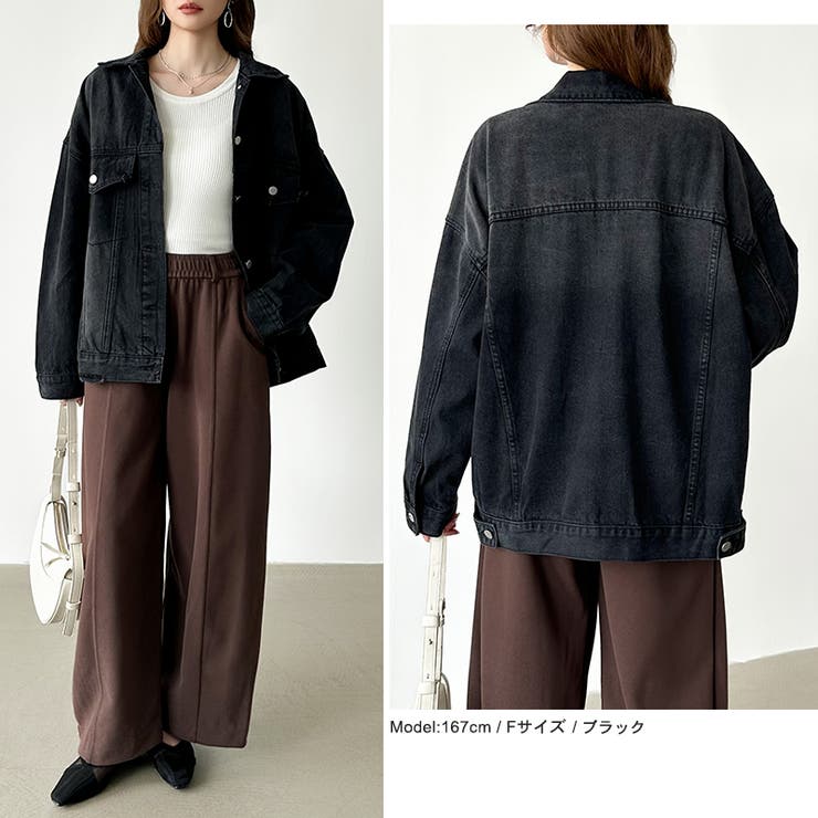 【羽織るだけで即こなれ感】デニムジャケット Gジャン オーバーサイズ | COCOMOMO | 詳細画像31 