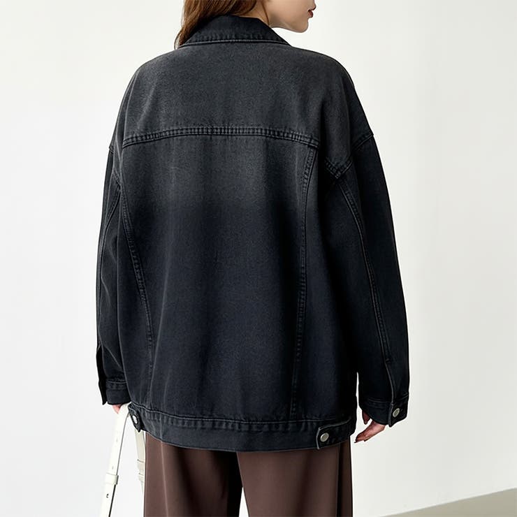 【羽織るだけで即こなれ感】デニムジャケット Gジャン オーバーサイズ | COCOMOMO | 詳細画像32 