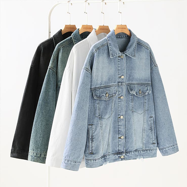 【羽織るだけで即こなれ感】デニムジャケット Gジャン オーバーサイズ | COCOMOMO | 詳細画像38 