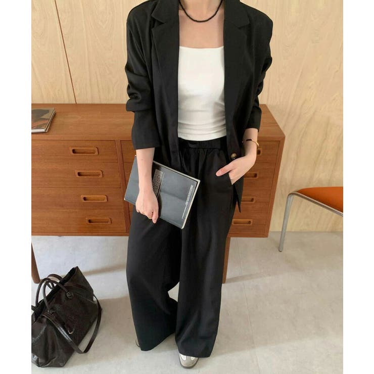 大人のこなれ感 セットアップ パンツスーツ | COCOMOMO | 詳細画像10 